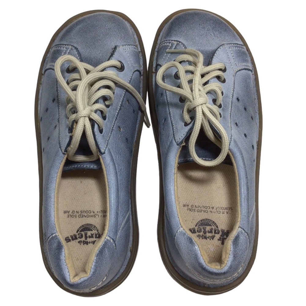 Dr. Martens Women's Blue Leather Oxford Lace-Up Shoes 
Size US 6 - Picture 5 of 6